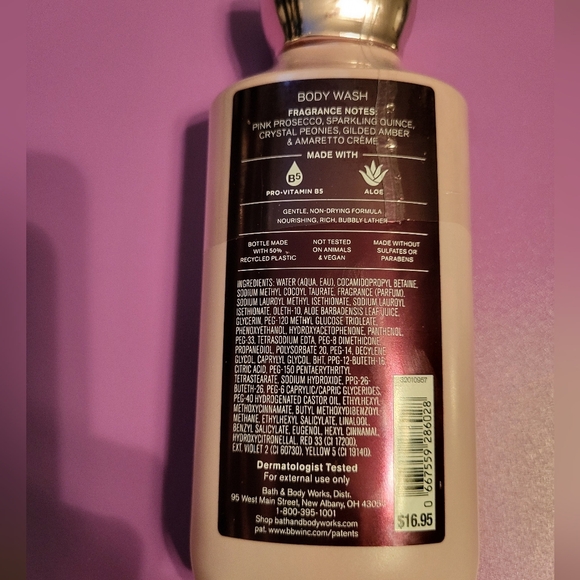 Bath & Body Works: A Thousand Wishes Body Wash w/Pro Vitamin B5 & Aloe 10oz, NIB - Picture 3 of 3